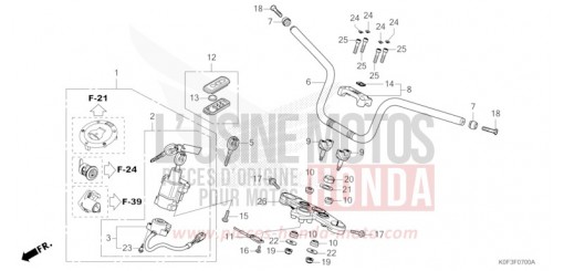 HANDLE PIPE Z125MAK de 2019